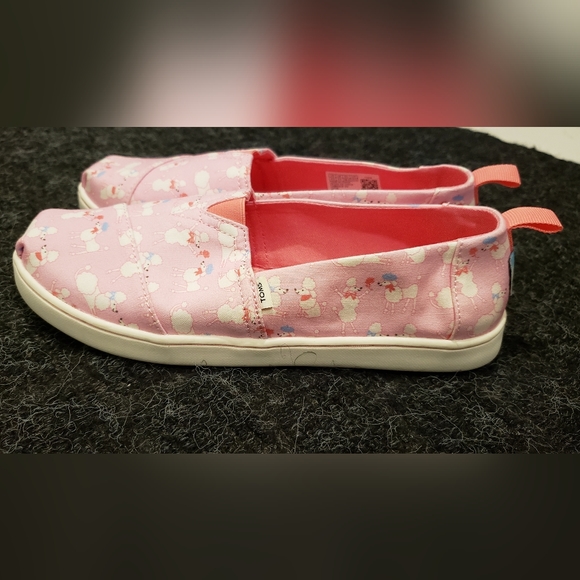 TOMS Pink Oodles of Poodles Alpargata Espadrille - Picture 4 of 7